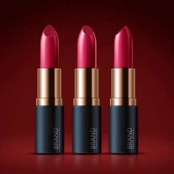 Sexy lipstick set Stock-Illustration