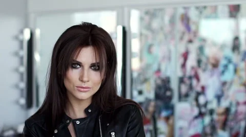 Sexy model looking into the camera Stock Footage 62324861