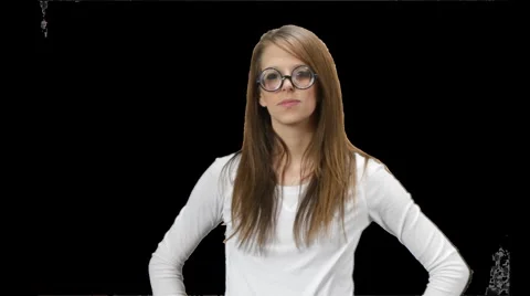 Sexy Nerd Stock Footage ~ Royalty Free Stock Videos | Pond5
