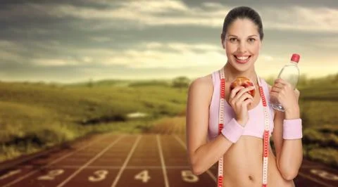 Sexy runner. Stock Photos