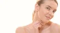The sexy woman flirts on the white background 4k or 4k+ Resolution
