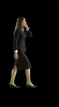 Sexy Woman Walking Stock Footage
