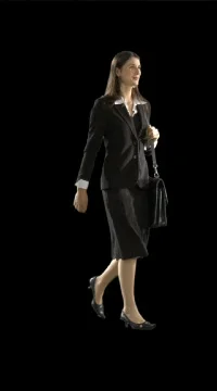 Sexy Woman Walking Stock Footage