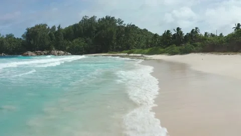 Seychelles beach Stock Footage 150860542