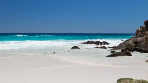 Seychelles beach Stock Photos