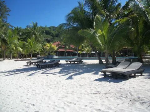 Seychelles beach Stock Photos