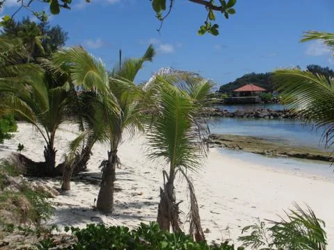 Seychelles beach Stock Photos