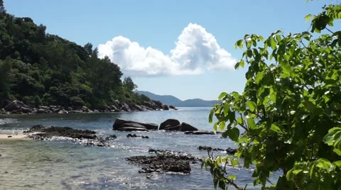 Seychelles beaches Stock Footage 49899759