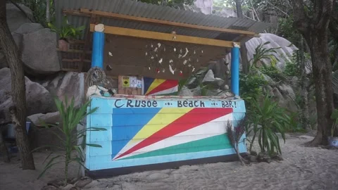 Seychelles Beautiful Anse Source d'Argent La Digue National Park Beach 4 Vidéo 196425842