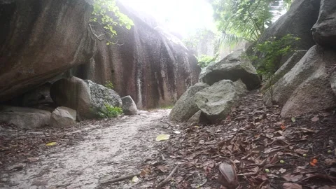 Seychelles Beautiful Anse Source d'Argent La Digue National Park Beach 10 Vidéo 196427711