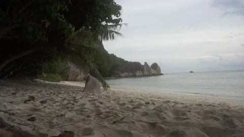 Seychelles Beautiful Anse Source d'Argent La Digue National Park Beach 16 Vidéo 196430007