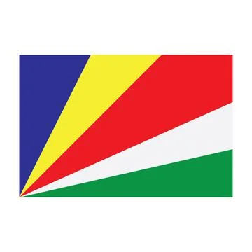 Seychelles country flag Stock-Illustration