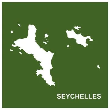 Seychelles country map Stock Illustration