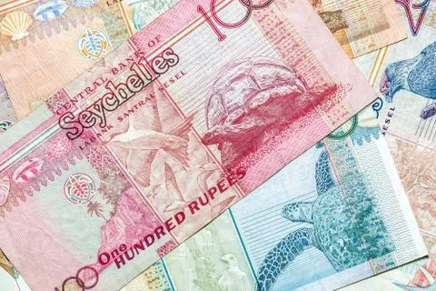 Seychelles currency Stock Photos