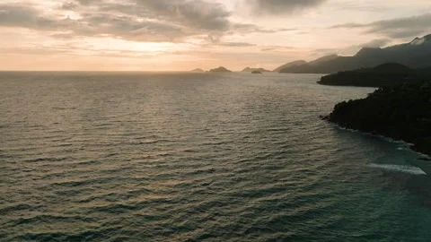 Seychelles during sunset. Stock Footage 315519316