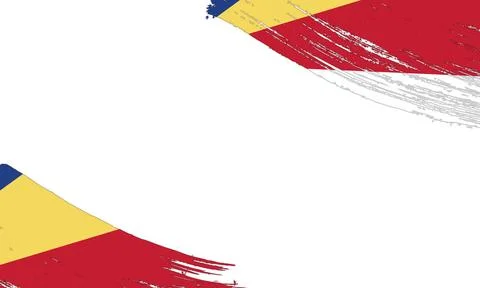 Seychelles Flag with Brush Stroke Effect, Grunge brush stroke. Watercolor p.. Stock Illustration