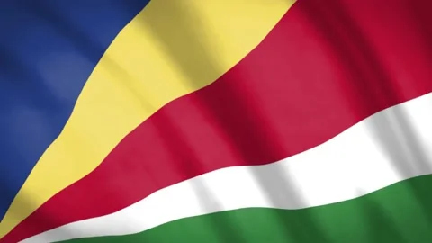 Seychelles Flag Video stock 188161660