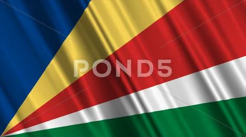 Seychelles Flag Stock Illustration