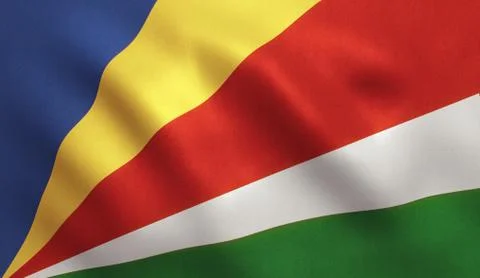 Seychelles Flag Stock Illustration