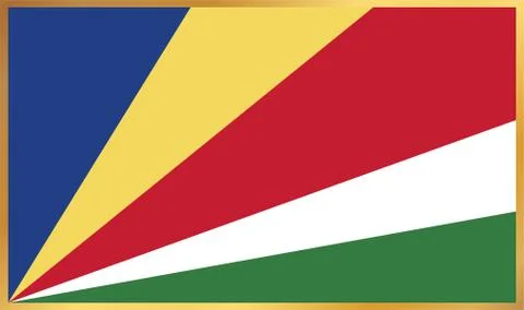 Seychelles Flag Illustration Stock Illustration