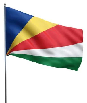 Seychelles Flag Image Stock Illustration
