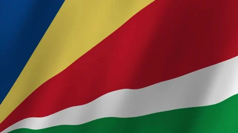 Seychelles flag waving animation Stock Footage 222490088