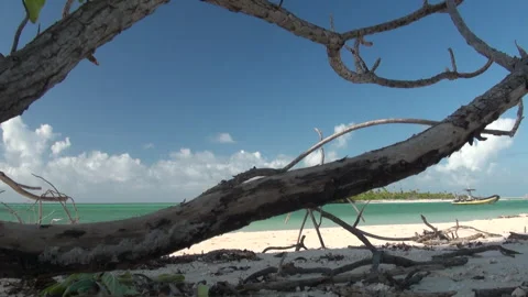 Seychelles remote Island Time lapse 스톡 동영상 141361263