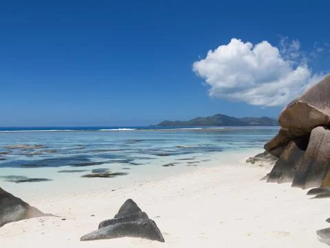 Seychelles seascape Foto stock