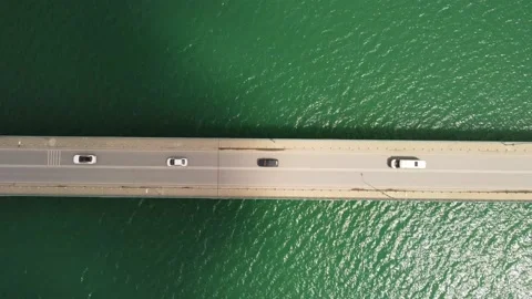 Seyhan Lake Bridge Timelapse Video stock 239086382