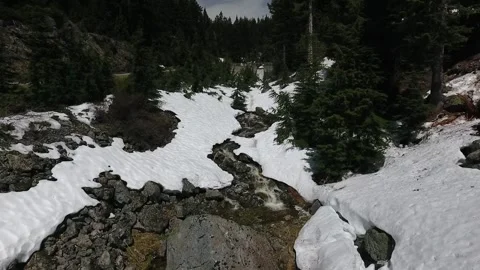 Seymour Mountain in Early Spring Stock Footage 255315780
