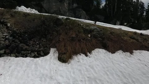 Seymour Mountain in Early Spring Stock Footage 255315827
