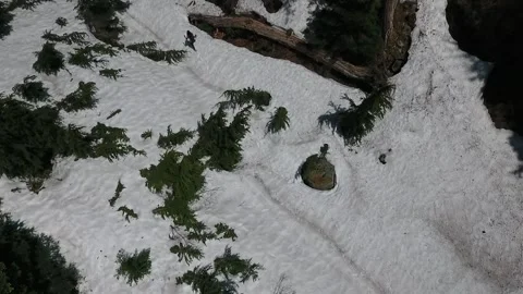 Seymour Mountain in Early Spring Stock Footage 255315898