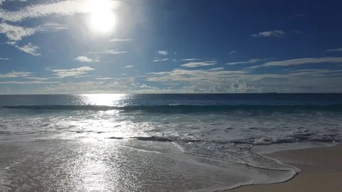 Seyshelles beach 6 Video stock 85597013