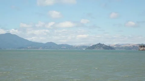 SF AlcatrazPan01 Video stock 11279616