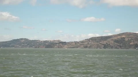 SF AlcatrazWidePan01 Video stock 11281218