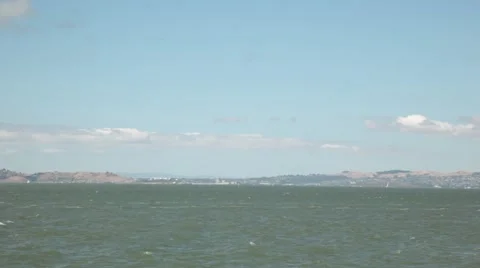 SF AlcatrazWidePan02 Video stock 11287024