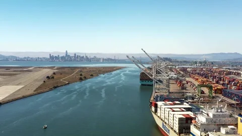 SF Bay Drone  Video stock 249965758