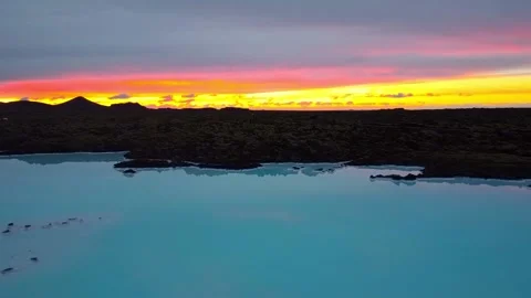 SF BlueLagoon Video stock 208421445