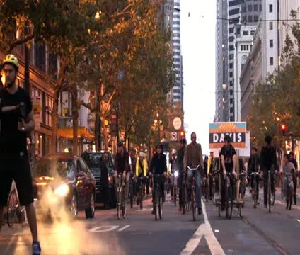 SF Critical Mass Timelapse Stockbeeldmateriaal 12378010