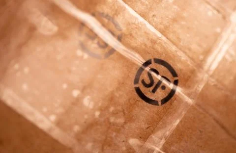 SF Express box Stock Photos