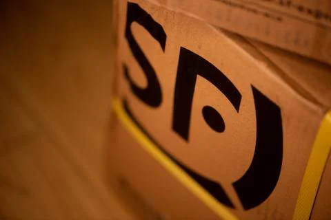 SF Express box Stock Photos
