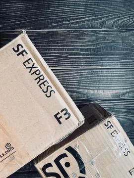 SF Express Delivery Stock Photos