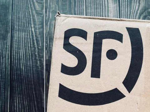 SF Express Delivery Stock Photos