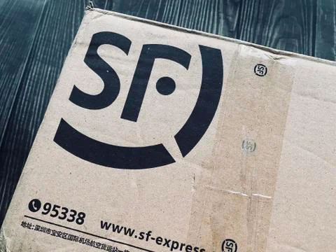 SF Express Delivery Stock Photos