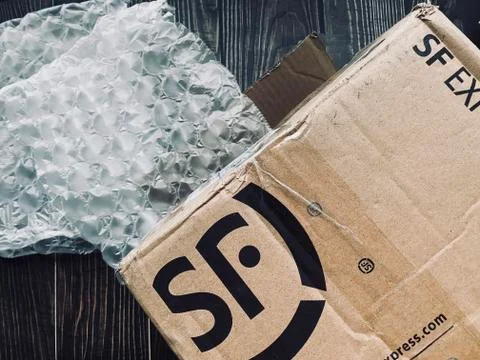 SF Express Delivery Stock Photos