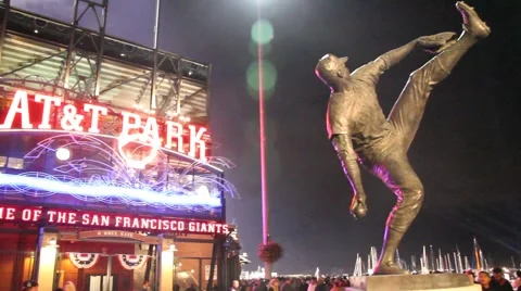 SF Giants BallPark Stock Footage 903538