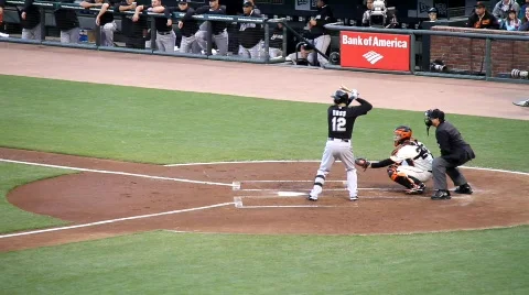 SF Giants Baseball Stock Footage 788766