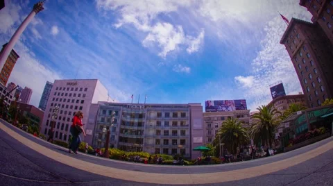 SF Union Square Stock Footage 48871603
