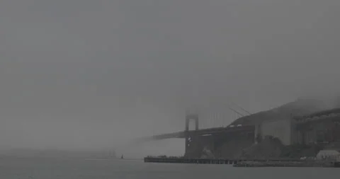 SF_GoldenGateBridge_Foggy Stock Footage 203973544