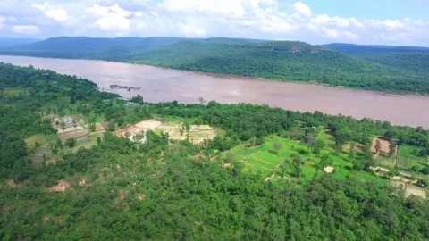 SFF Pha Taem National Park Ubon Ratchathani 07312017 008 DJI 0111 2 Stock Footage 343885525